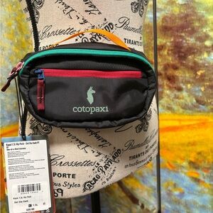 Cotopaxi Multicolor Belt Bag with Black Base